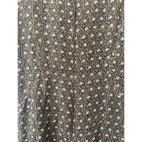 Tory Burch 100% Silk Harriet Olive Green Printed Short Sleeve Dress • Size 6 - Picture 5 of 5